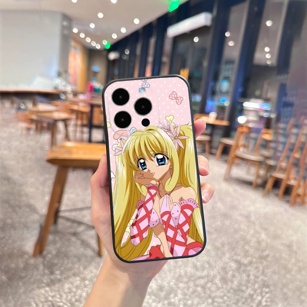 M-Mermaid M-Melody Pichi Pitch Phone Case For iPhone 16,15,14,13,12,17,Pro Max,Plus Silicone Black Case