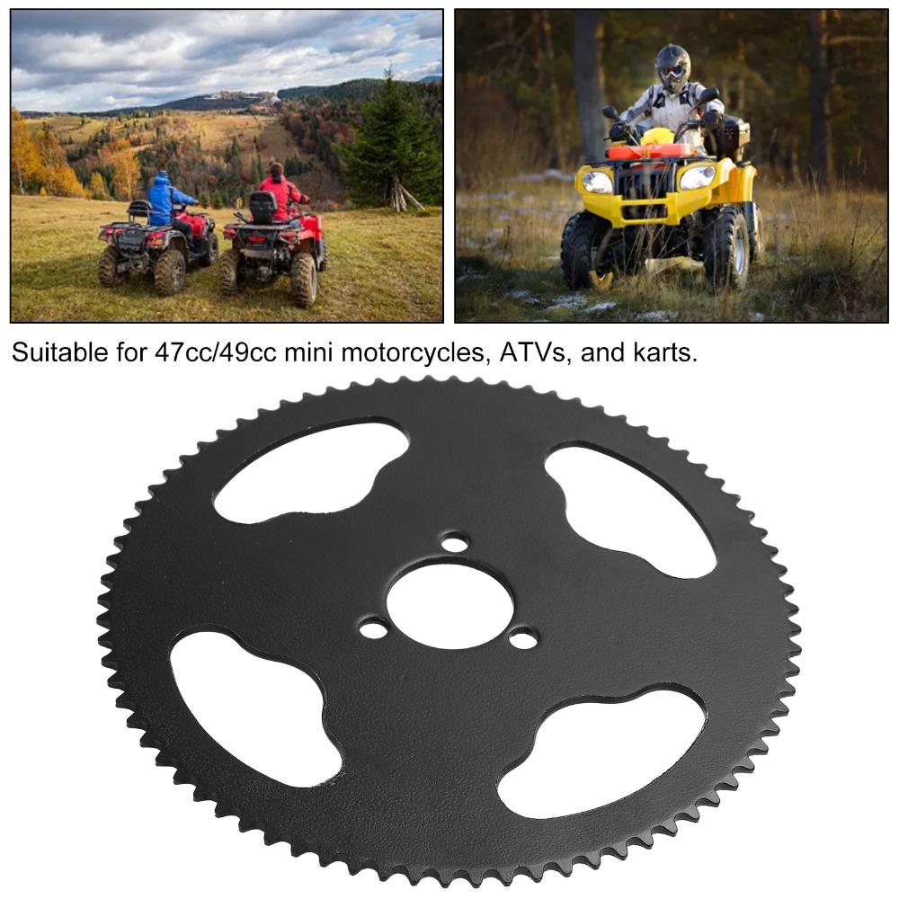 Steel Chain Wheel 3 Holes Replacement Sprocket Durable Chain Drive Gear Mini Motorcycle