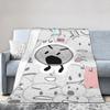 Ball BFDI Animated Flannel Blanket  Funny Throw Blankets for Home Hotel Sofa  150*125cm Bedspreads