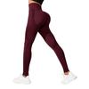 Colanti Sport Eleganti High Waist Push-Up Effect Tummy Control Leggings Burgundy