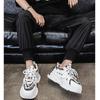 Summer Unisex Trend Casual Sneakers Fabric Patchwork Design Running Shoes Platform Soft Sole Lace-up Casuals Tenis Masculino New