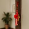 Creative Gourd Chinese New Year Decoration Traditional Ball Blessing Wind Chime Cartoon Red Wall Hanging Festive Season
