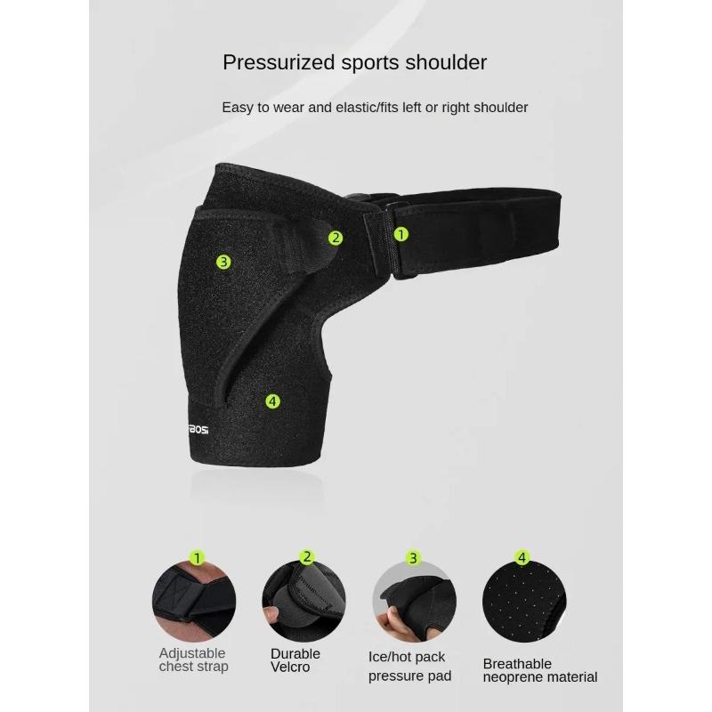 Adjustable Shoulder Support Brace With Pressure Pad For Men Women Relief Torn Rotator Cuff Tendonitis Dislocation