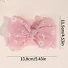 3Pcs Baby Wide Elastic Headband Infant Large Bow Head Band Flower Print Soft Stretchy Wide Hairband For Toddler Hair Accessories