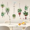 Fresh Green Potted Plants And Butterfly Ornaments For Bedroom, Cabinets, Living Room Background Beautification And Decoration Wall Stickers