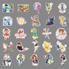 50 Cute Cartoon Personalized Doodle Japanese Comic Laptop Refrigerator Waterproof Decorative Stickers