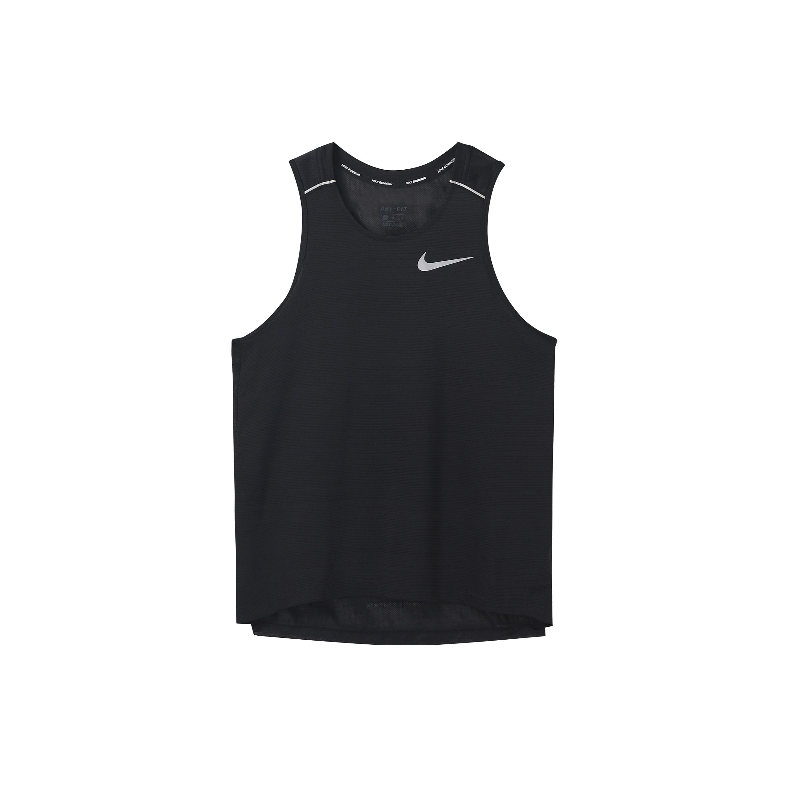 Nike Men s Dri-FIT Miler Running Tank Top Black AJ7563-010 M