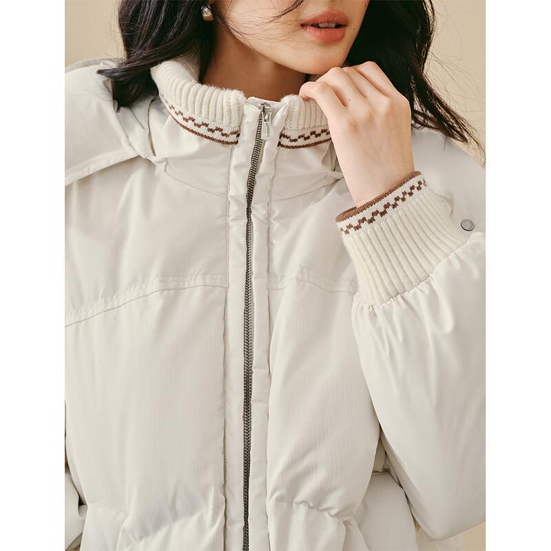 Inman Women's Fair Isle Jacquard Hooded Down Jacket