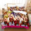 3D Printed Love Life Bedding Set Pillowcase Animation Cover Down Quilt Cover Double Twins Whole King Adult Children Bed Cover Quilt Cover