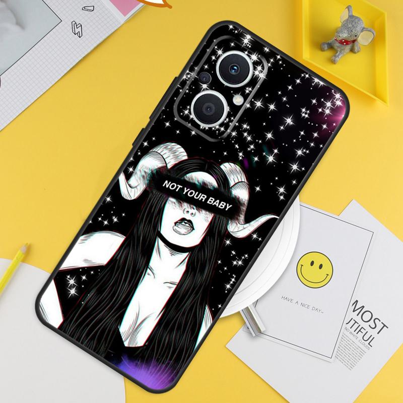 Aesthetic Devil Woman Bad Girl For OPPO Reno 14 12 11 10 13 Pro 8T 11F 12F 13F 14F 7 8 Lite OPPO Find X9 X8 X6 X5 Pro Case