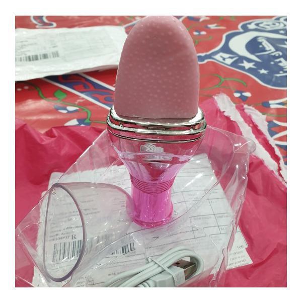 USB-Zungenmassagespielzeug für Frauen, wiederaufladbar, 10 Frequenzen