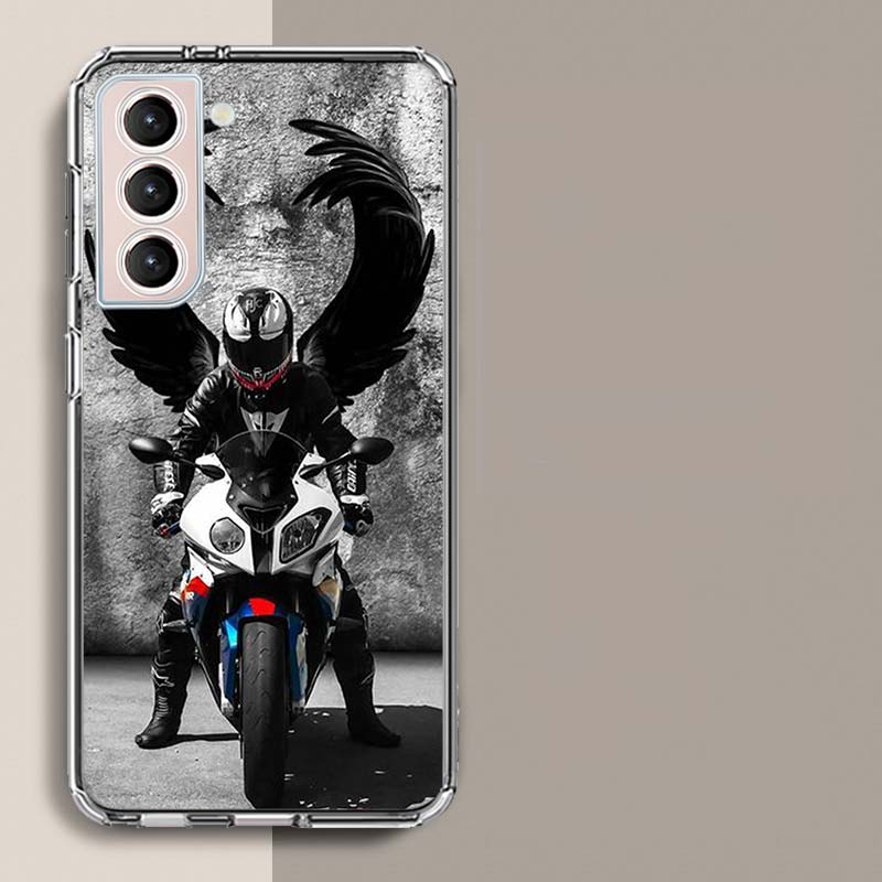 Moto Cross Motorcycle Sports Phone Case For Galaxy A14 A24 A34 A54 Samsung A02S A12 A22 A32 A42 A52 A72 A13 A33 A53 5G A03 A03S