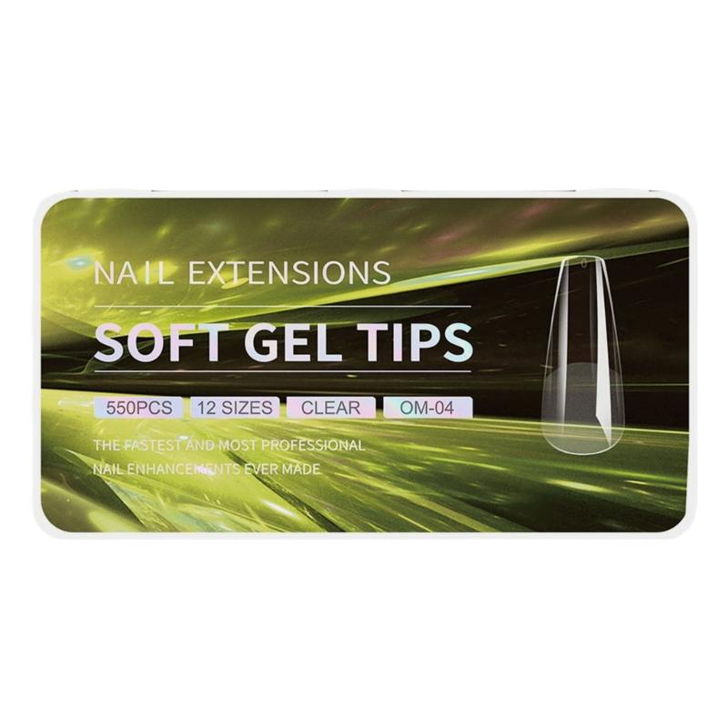 Gel Nail Tips Pre filed Almond/Stilettos/Square/Coffin Nail Tips Full Cover Nail Tips Press On Nail Artificial Fake Nail