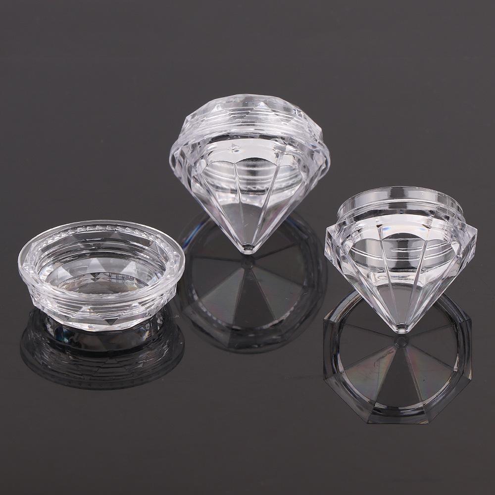 10/30 Piece Diamond Box Plastic Empty Nail Art Decoration Storage Box, Nail Glitter Rhinestone Jewelry Bead Accessory Container