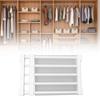 Closet Tension Shelf Expandable Nail   Cabinet Divider Storage Rack for Wardrobe Cupboard