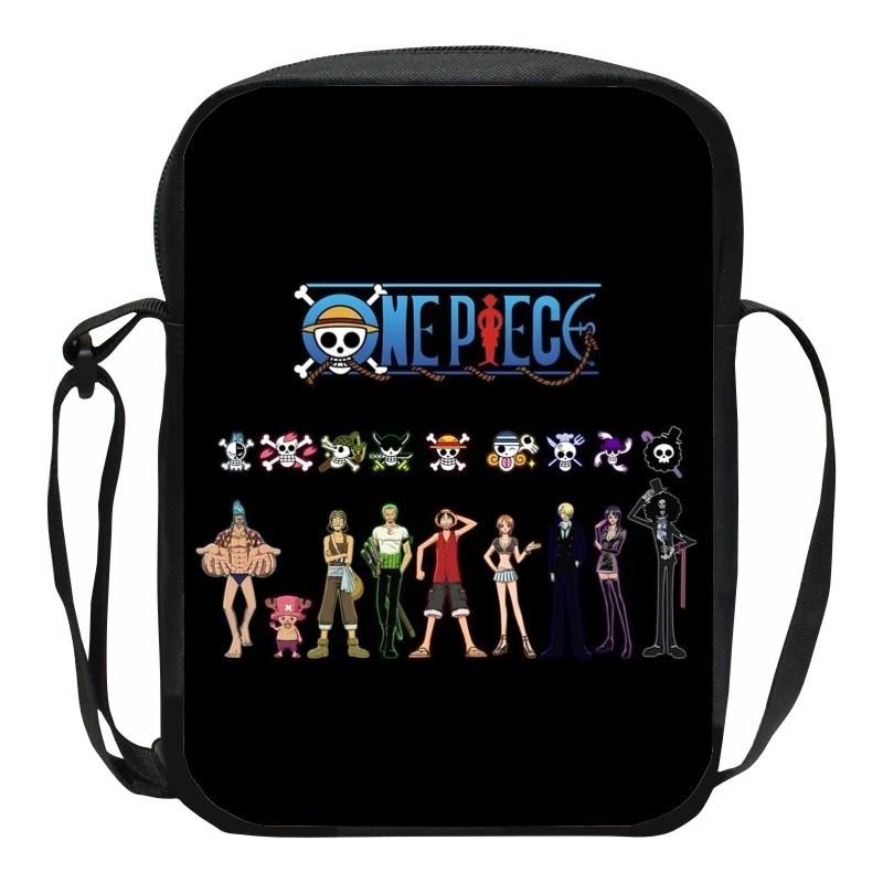 One Piece Monkey D. Luffy Printed Shoulder Messenger Bag Handbag Boy Girls School Bags Phone Bag Shopping Bag Best Gift