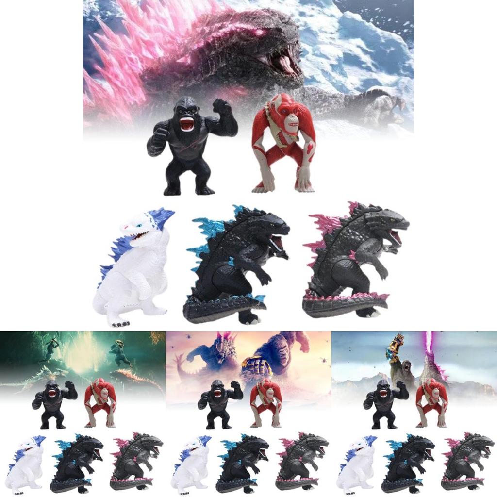 Fünf bezaubernde Scarface-PVC-Sammelfiguren zu King Kong vs. Scarface für Kinder und Erwachsene