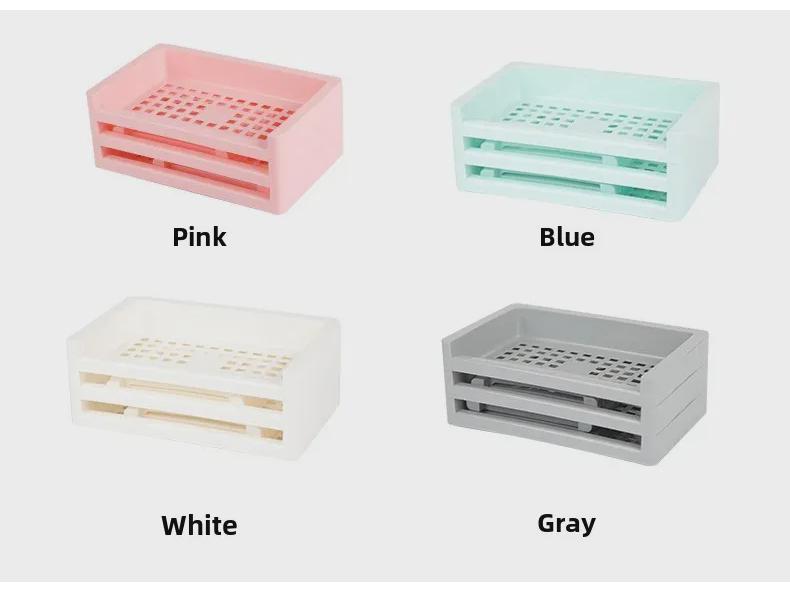 Sakura Multi-Layer Desktop Storage Rack - Creative, Colorful, and Modern Design