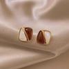 Pearl Asymmetrical Earrings: Elegant Autumn/Winter European & American Style