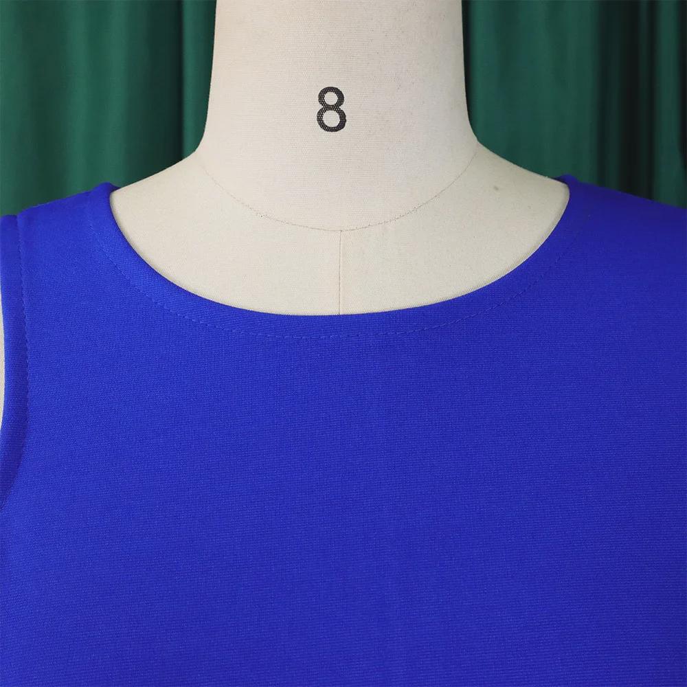 D357 Plus Size Women's Summer 2023 Solid Color Bodycon Tassel Pencil Skirt Dress