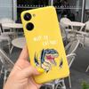 For Realme 10 2022 Fashion Girl Sunflower Yellow Phone Case For Realme10 RMX3630 4G Candy Color Soft Silicone TPU Cases