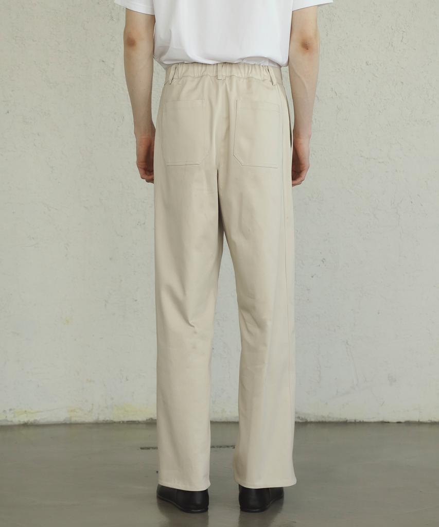 FILLCHIC Side Cut Elastic Chino Pants (Ivory)
