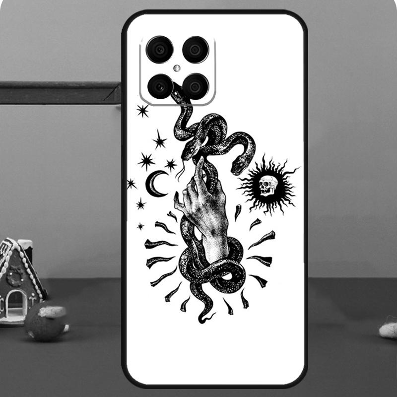 Hand Snake Case For Honor Magic 8 7 6 Pro Honor 200 400 70 90 Lite X8c X8b X9a X9b X9c X9d Win RT Coque