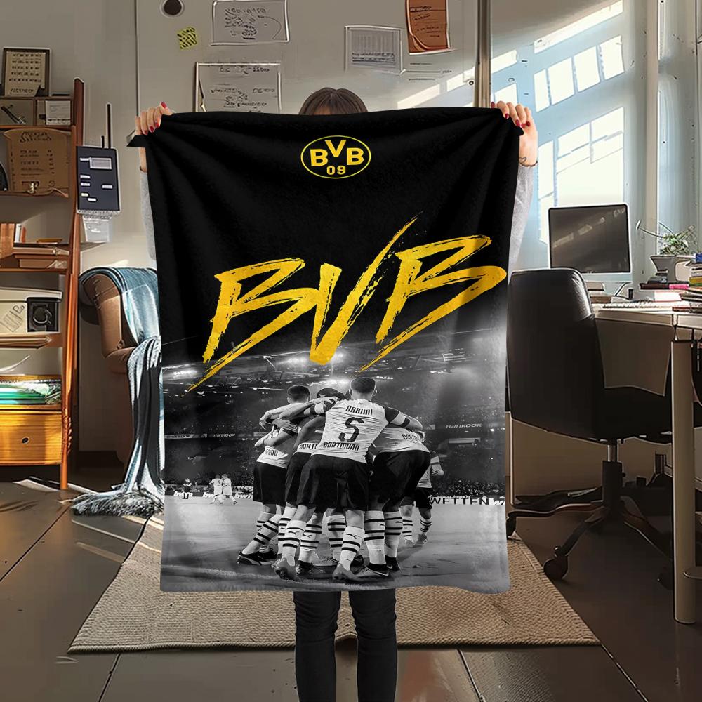 1PC BVB Print Flannel Blanket, High Quality All Seasons, Home Decor, Warmth and Comfort, Perfect for Christmas Gifts