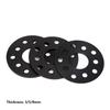 Car Wheel Spacer Car 2pcs 3/5/8/12/15/20mm Wheel Spacer Adapter PCD 5x100/5x112 CB 57.1mm Suit Wheel Spacer (2PCS 15mm Black)