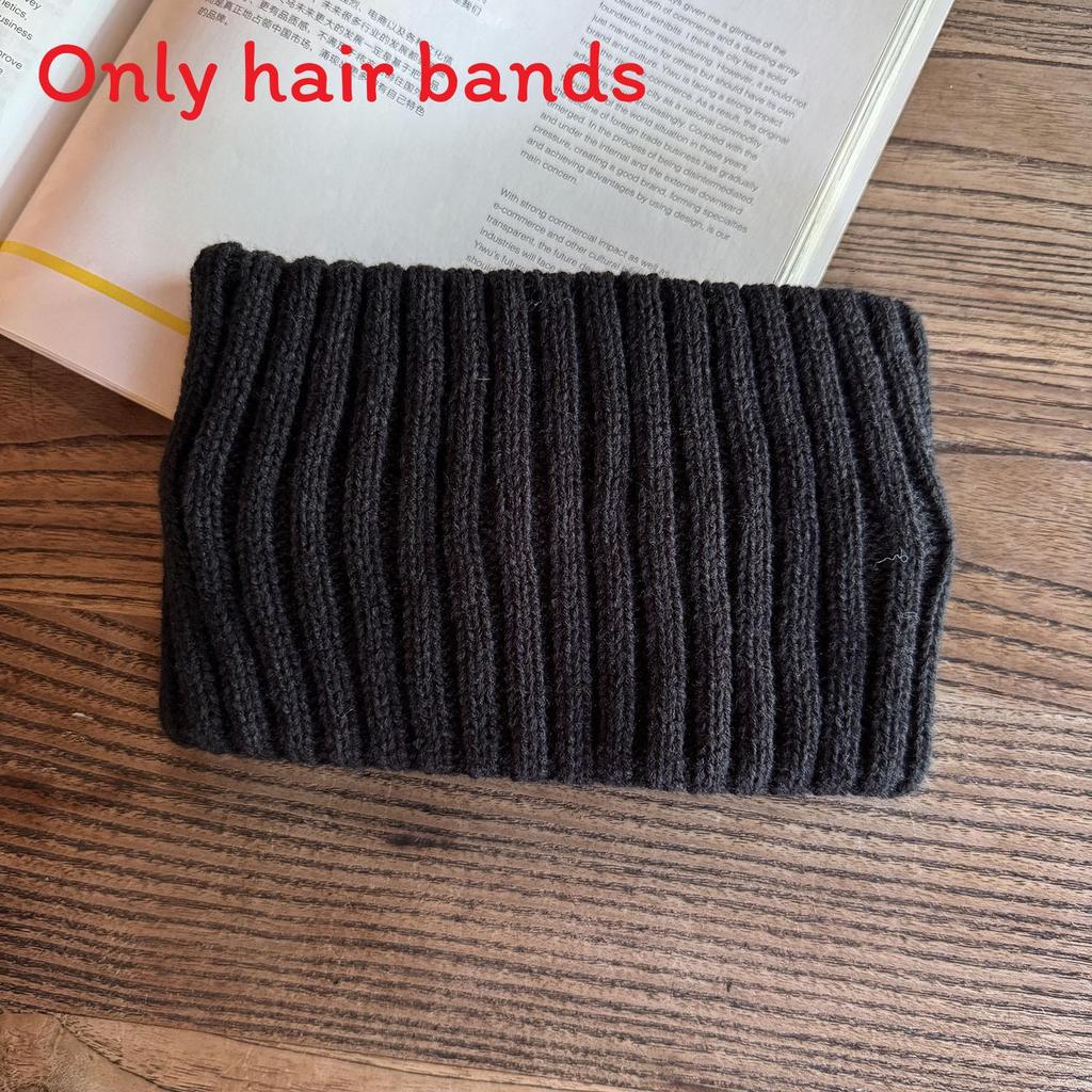 

Унисекс шерстяная повязка на голову для зимы, повседневная теплая повязка для ежедневного использования