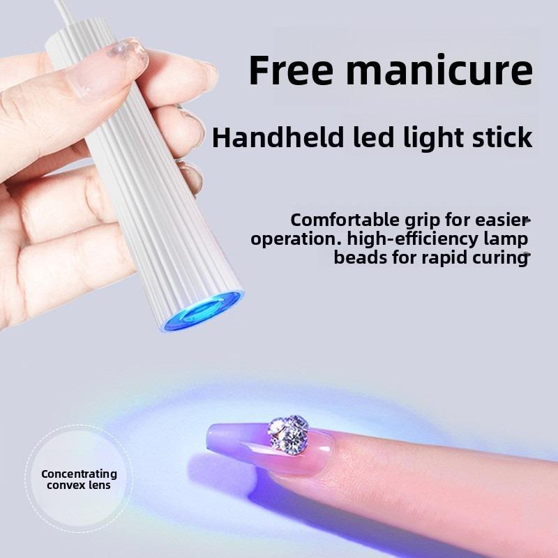 Tragbare und schnelltrocknende Nailart-Einlinienlampe, Tragbare Nagelhärtungs-Lichttherapie-Backlampe, Mini-Beleuchtungslampe, Schnelltrocknende Lampe