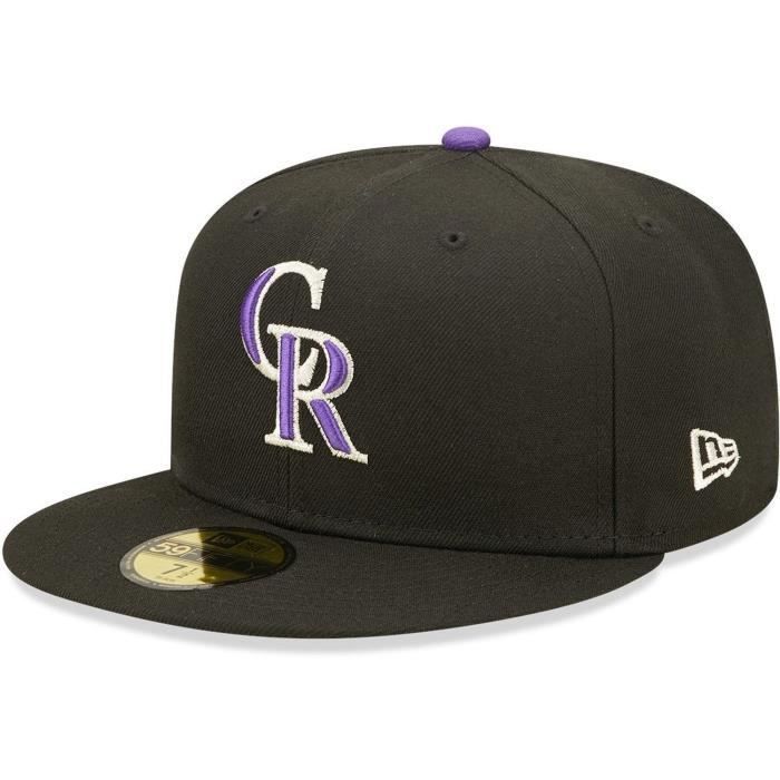 Casquette - new era - 59fifty authentic on-field - noir - 100% polyester - sportswear