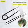Stainless Steel Fish Gripper and Hook Remover Set with Snakehead Mouth Opener and Frog Lure.