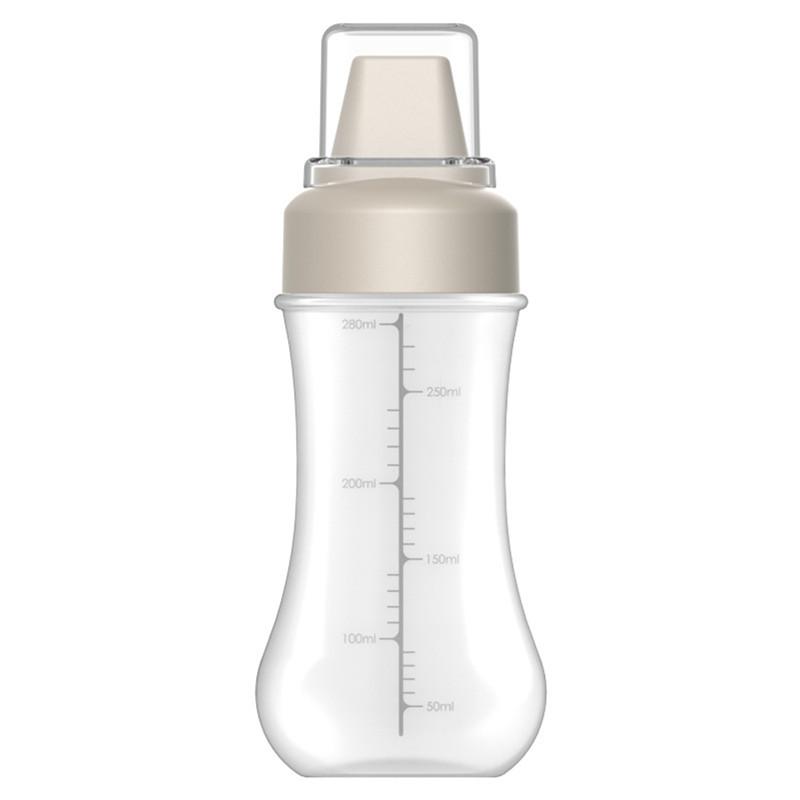 350ml 5 Holes Condiment Squeeze Bottle Kitchen Ketchup Mustard Bottle Clear Mayonnaise Honey Dispenser Sauce Storage Container