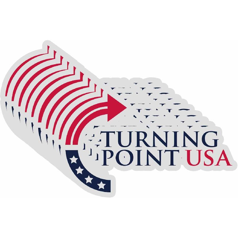 10 Pack Turning Point USA Charlie Kirk Stickers Laptop Bumper Decal Window Waterproof Car Stickers
