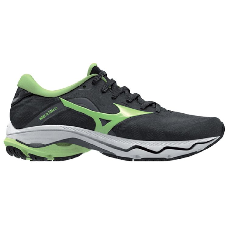 Mizuno Ultima 13 Comfortable Versatile Shock Absorbing Non-Slip Wear-Resistant Low-Top Casual Running Shoes Men Sneakers Black Green J1GC221852