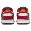 Nike Dunk Low Gym Red Męskie Sneakersy Białe Uniwersyteckie Złoto DD1391-602