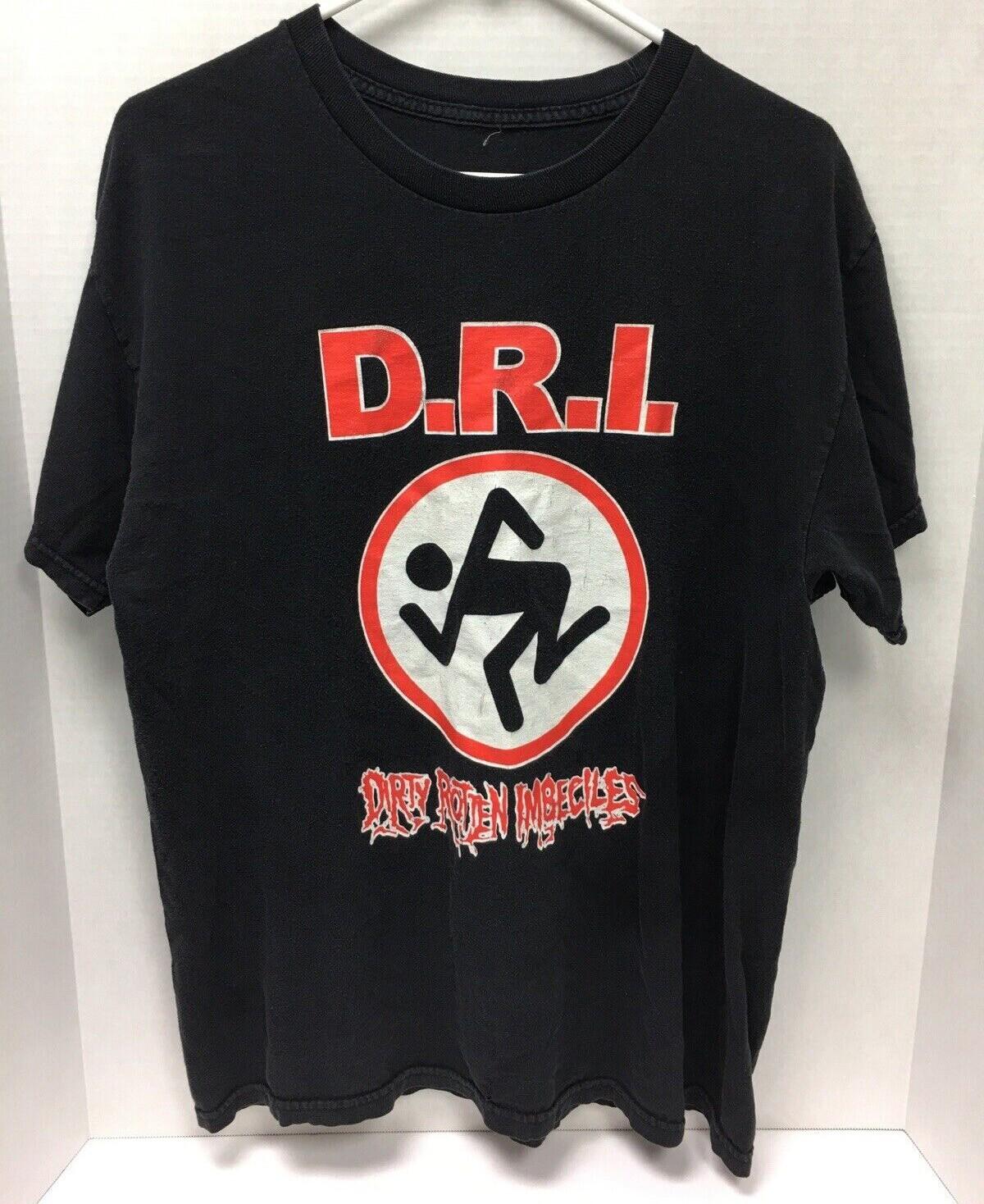 Crossover Dirty Rotten Imbeciles D.R.I Shirt Black Unisex S-5XL S
