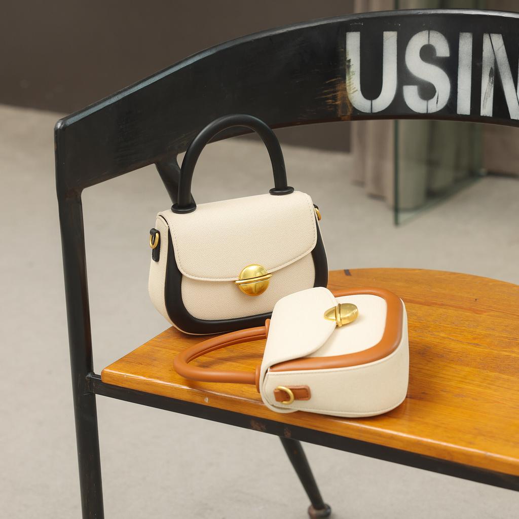 2024 Summer New Niche Design High-End Women's Handbag Fashionable Versatile Saddle Bag Single Shoulder Crossbody Bag