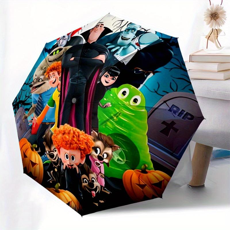 1pc Halloween, Monsters Themed High-quality Umbrella,Automatic Opening and Closing Umbrella,Multi-functional Umbrella G0811064