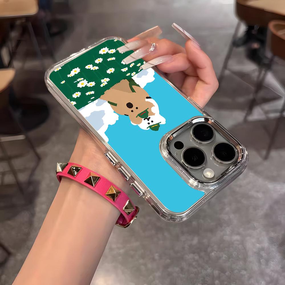 Cute Peanut Quokkas Phone Case For IPhone 17 Air 16 15 14 13 12 11 Pro Pro Max Plus Transparent Soft Cover