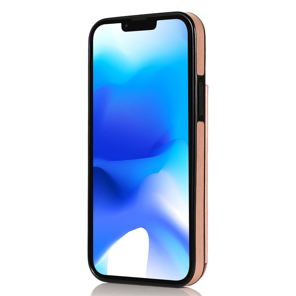 For iPhone 14 Case Imprinted Mandala Flower Kickstand PU Leather+TPU Phone Cover