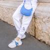 New MLB Los Angeles Dodgers Knitted Sweatpants Unisex White 3APTB0231-07WHS