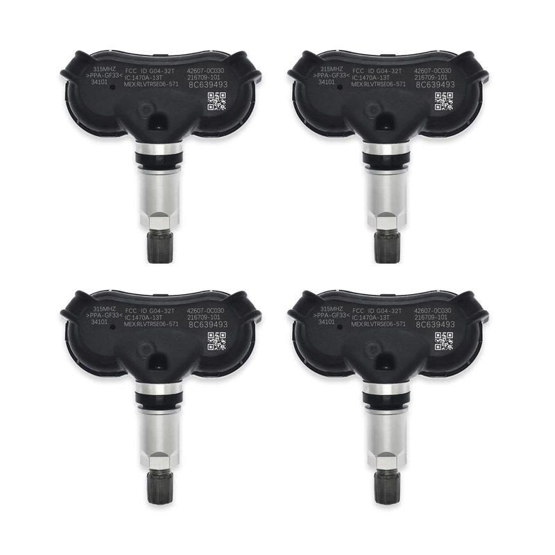 

4PCS 42607-0C030 TPMS Tire Pressure Sensor 315MHZ for Toyota Sequoia Tundra Kia Sportage 42607-0C050 42607-0C060 42607-0C070