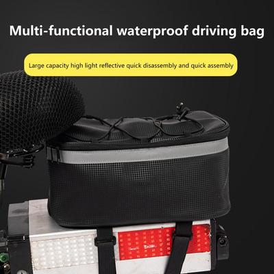 Achterbanktas voor elektrische fietsen Waterdicht Grote capaciteit Reflecterend ontwerp Mountainbike fietstas Mtb-accessoires