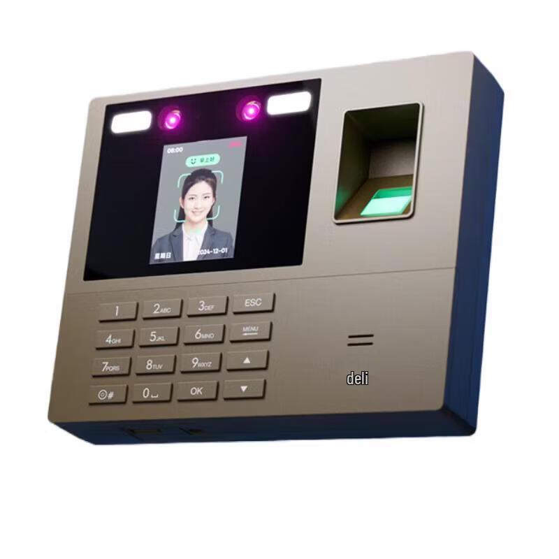 

Deli Smart Biometric Attendance Machine CN plug (adapter included)