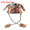Cartoon Fisherman Hat For Kids With 3d Ears And Stitch Spider Man Print Design Summer Sun Protection Cotton Polyester
