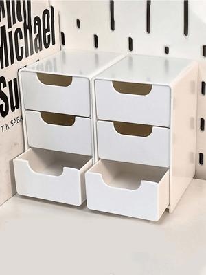 Mini Cutie de Depozitare Organizator de Birou cu Sertare Pentru Cercei, Inele, Coliere, Brățări, Bijuterii, Ruj, Cosmetice