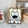 Hanging Coral Fleece Dog Hand Towel for Kitchen & Bathroom