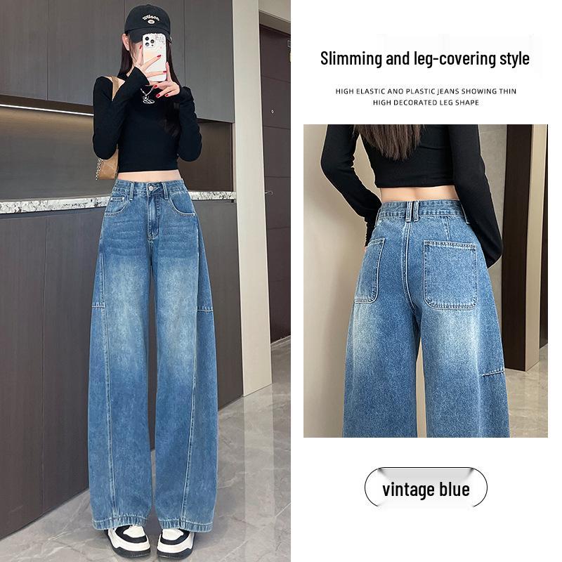 Plus Size Women s Cropped High Waist Jeans - Spring/Autumn 2025 Collection Extra Small